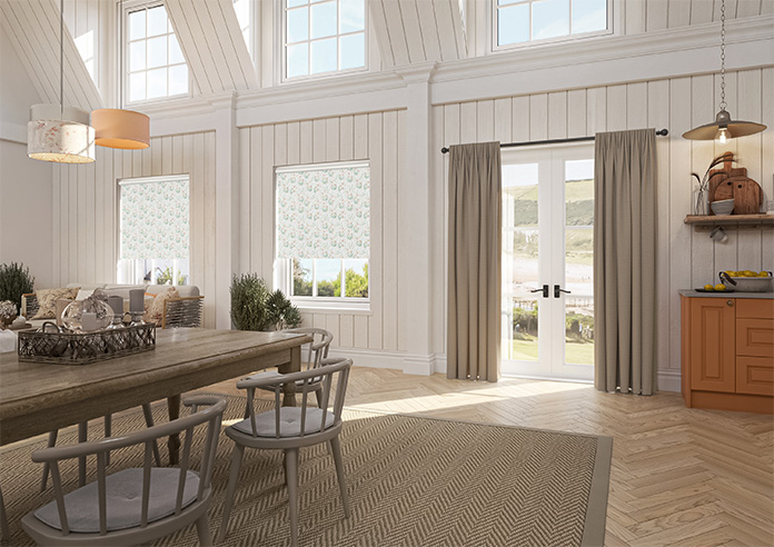 Wildflower, Apricot - Twist&Fit Roller Blind - Image 7